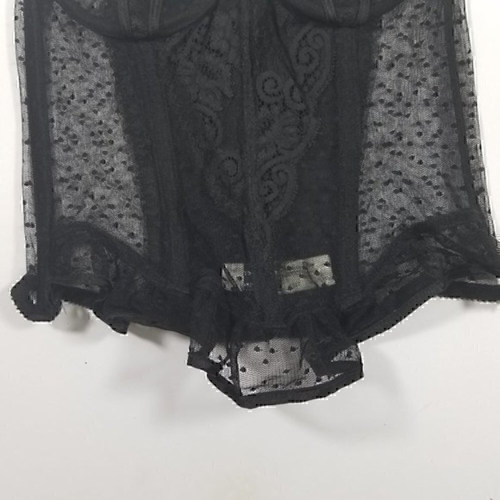 VTG Christian Dior Lace Corset Bra 34 Fits BC - Picture 4 of 7